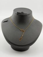 گردنبند برگ آویز