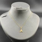 گردنبند دم وال زنجیر متصل