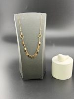 گردنبند زرنگار گل زنجیر متصل - تصویر 3