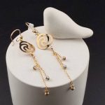 ‌گوشواره الی گلد طرح بینهایت نهایت