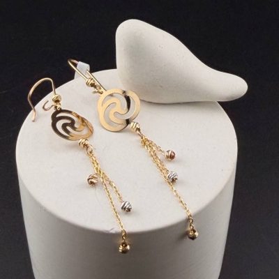 ‌گوشواره الی گلد طرح بینهایت نهایت