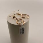 گوشواره اپل حلقه رزگلد